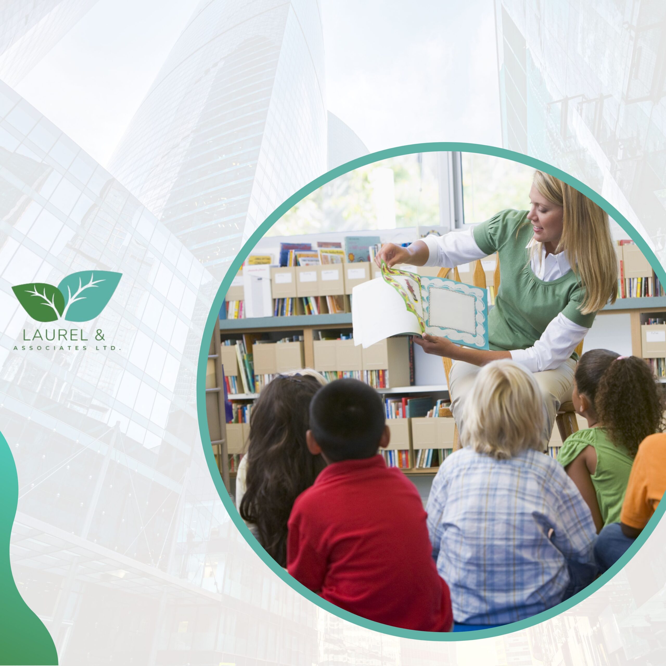 The teacher is reading to the class, ensuring lifelong learning stimulation.