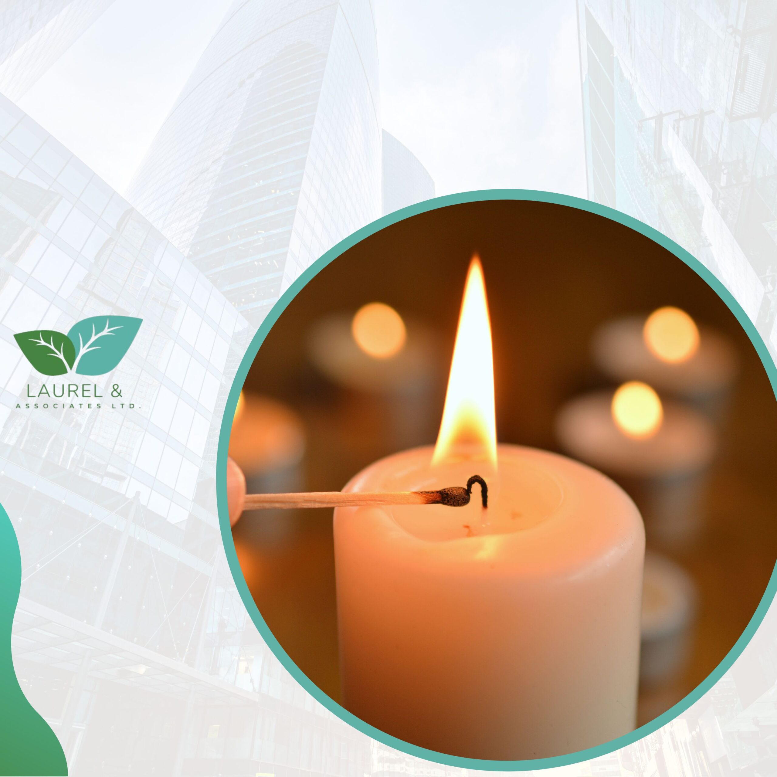 A candle for a season of light.