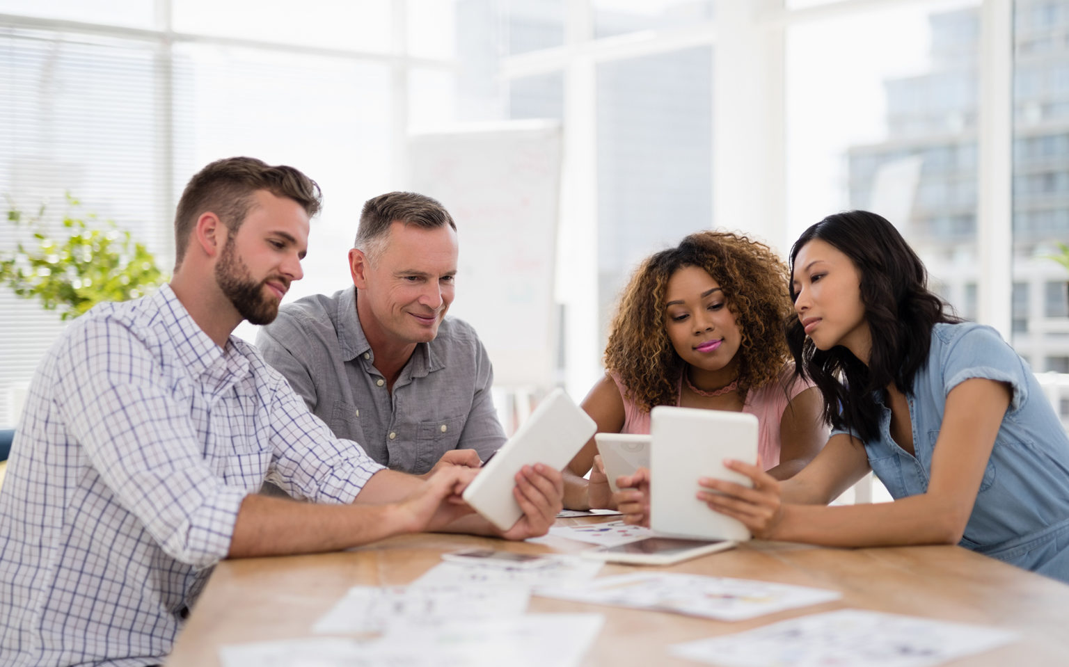 Peer learning groups reinforce learning application on the job.