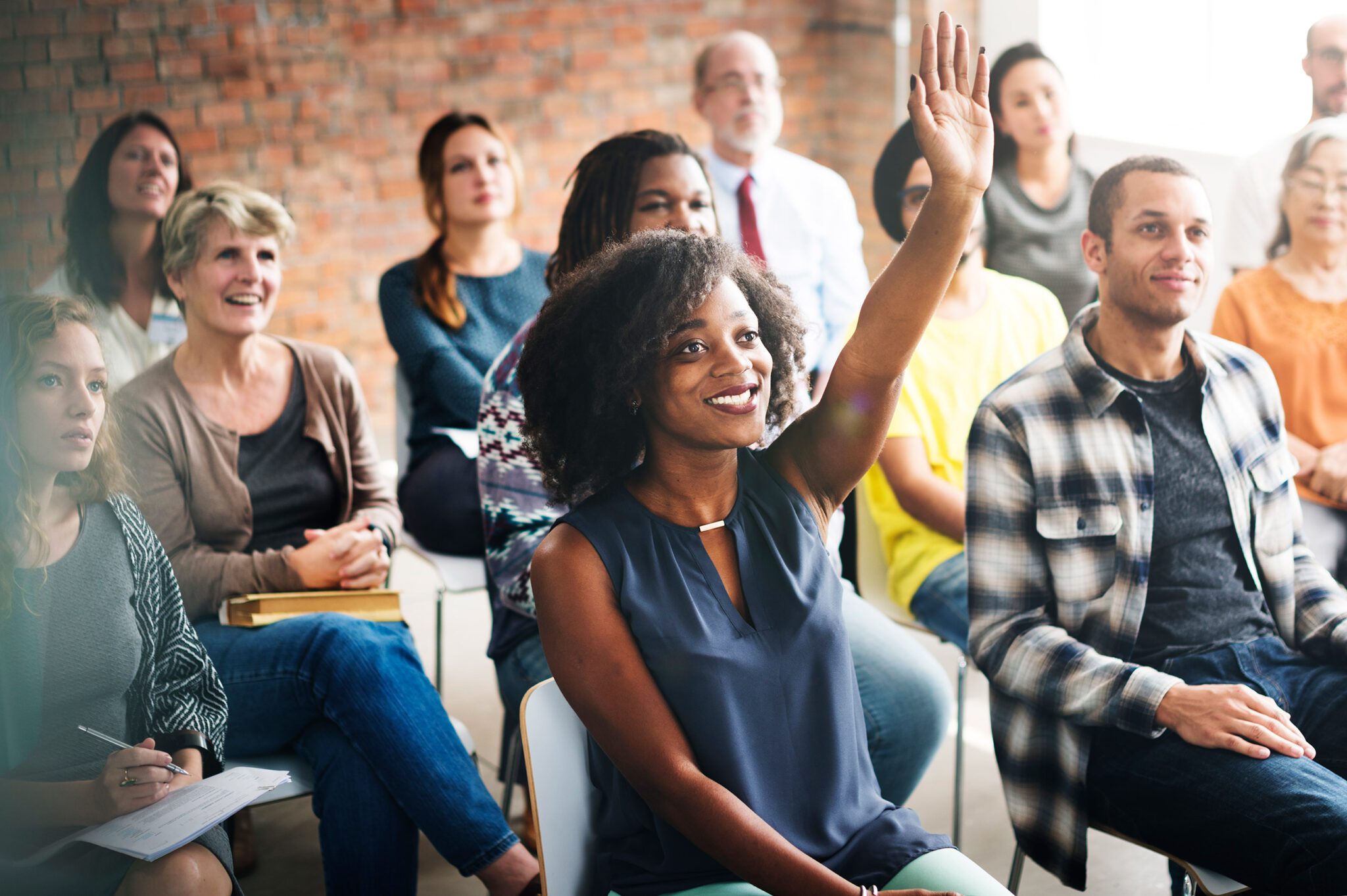 For learning to occur, participants need to be able to ask questions, which does not occur in lectures alone. The lectures need to be augmented with active learning activities.